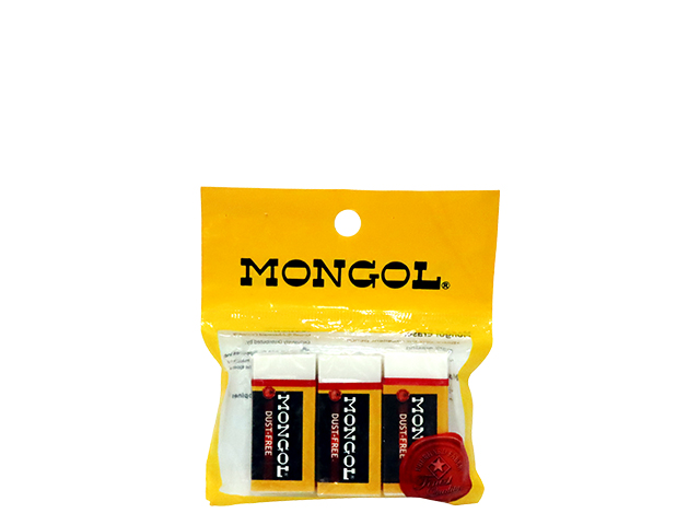Mongol Eraser Small White 3s