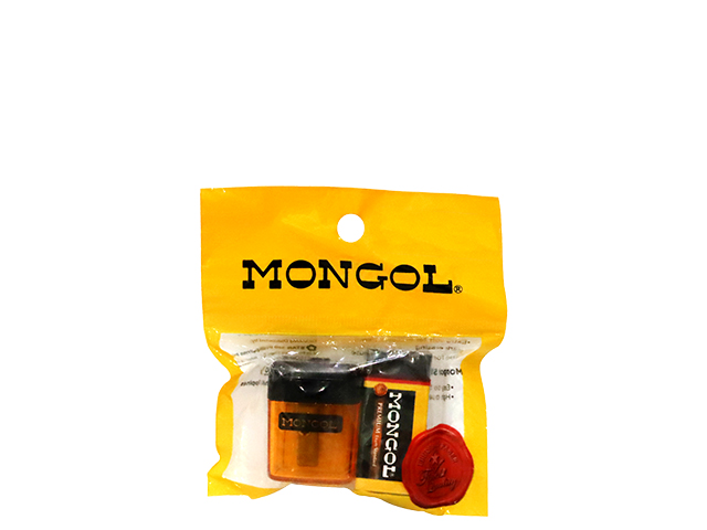 Mongol Jr Sharpener and Eraser Pack
