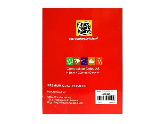 Office Warehouse Composition Notebook 80 Leaves