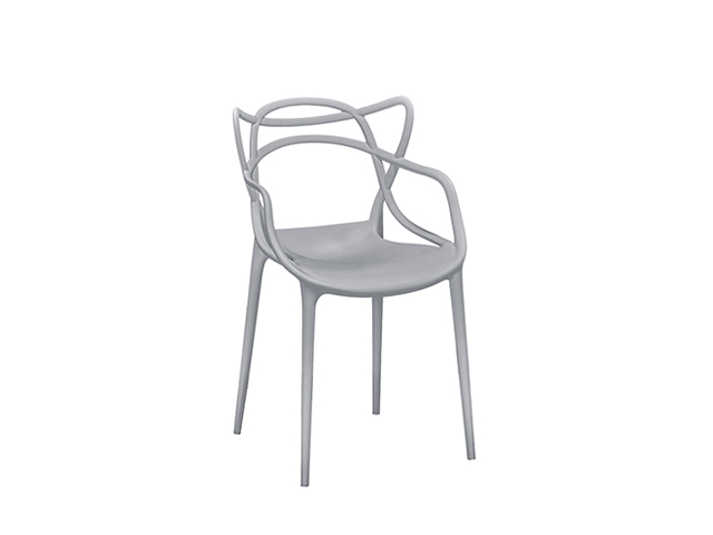 Bistro Plastic Chair 8131 LGray Buy One Take One 