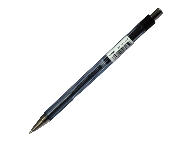 Pilot BP-145 Retractable Ballpoint Pen Black