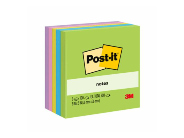 3M Post-it Sticky Notes 654-5AU Floral Fantasy 500s