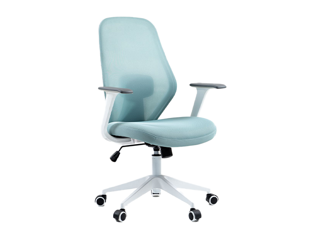 Managerial Chair 8388M-WH Mid Back Mesh Office Chair Turquoise