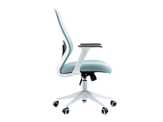 Managerial Chair 8388M-WH Mid Back Mesh Office Chair Turquoise