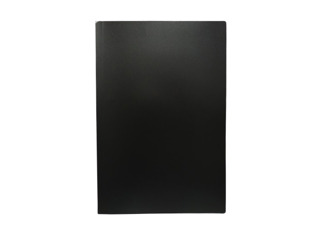 Pressboard Folder Black with Plastic Spine Legal