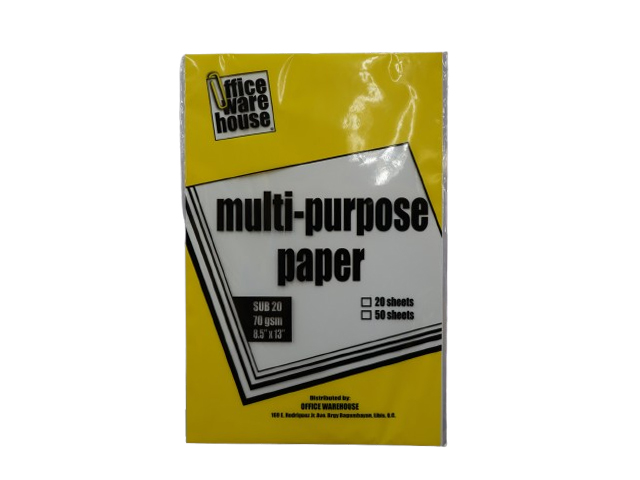 Multi-Purpose Typewriting Paper White Legal 20s