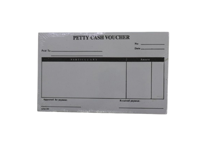 Petty Cash Form Duplicate 3 x 50 Sets 5x8