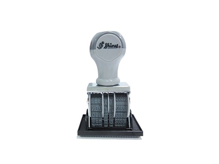 Shiny Paid Dater Stamp S-68 Gray 4mm