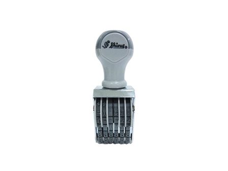 Shiny Numbering Stamp N-46 6 Digits 4mm