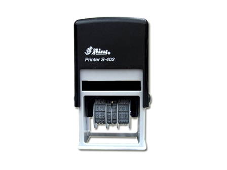 Shiny Received Dater Self-Inking Stamp S-402 4mm