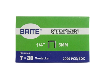 Brite Gun Tacker Staple Wire T-30 6mm 2000/box