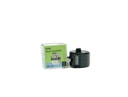 UK Office Tally Counter Handheld Black 
