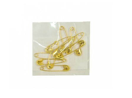 Fevelin Safety Pin Gold/Silver 10 per pack