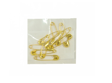 Fevelin Safety Pin Gold/Silver 10 per pack