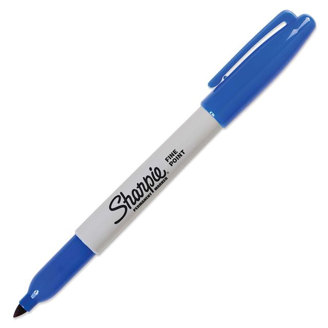 Sharpie Permanent Marker Fine Point Blue