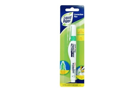 Paper Mate Liquid Paper Correction Pen White 7ml