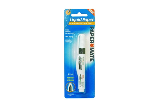 Papermate Correction Pen Mini White 3.5ml