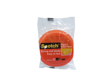 3M Scotch Double Sided Tape White 24mmx10y