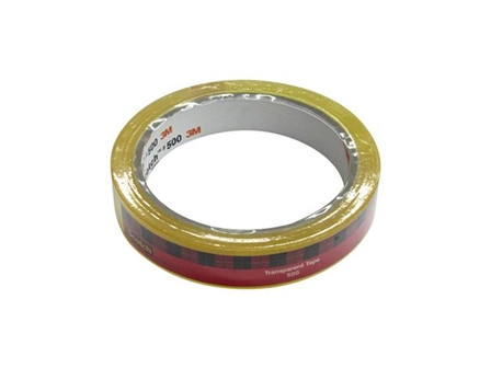 3M Scotch Transparent Tape 500 Yellow 18mmx50m