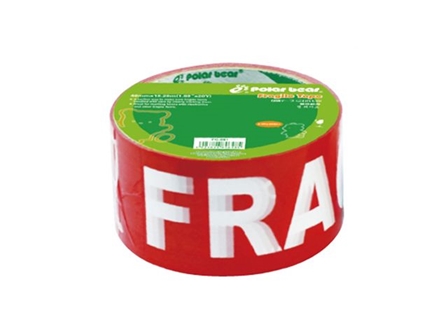 PolarBear Fragile Tape FG081 Red