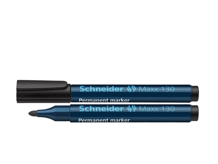 Schneider Maxx 130 Permanent Marker #113001 1-3mm Black 