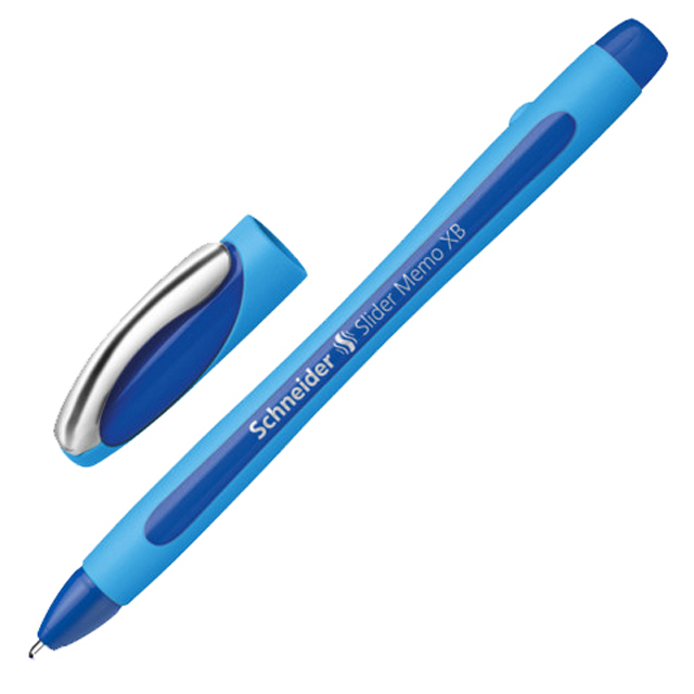 Schneider Slider Memo XB Ballpoint Pen Blue