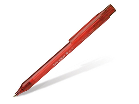 Schneider Fave Retractable Ballpoint Pen Medium Red