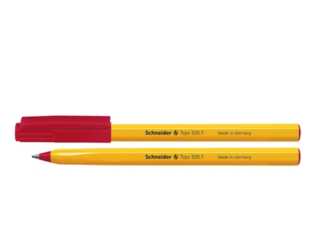 Schneider Tops 505 F Ballpoint Pen #150502 Fine Red