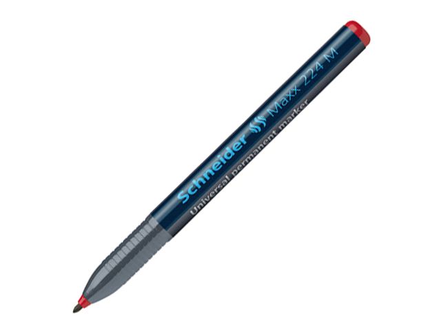 Schneider 224M Permanent OHP Marker 1202 1.0mm Red 