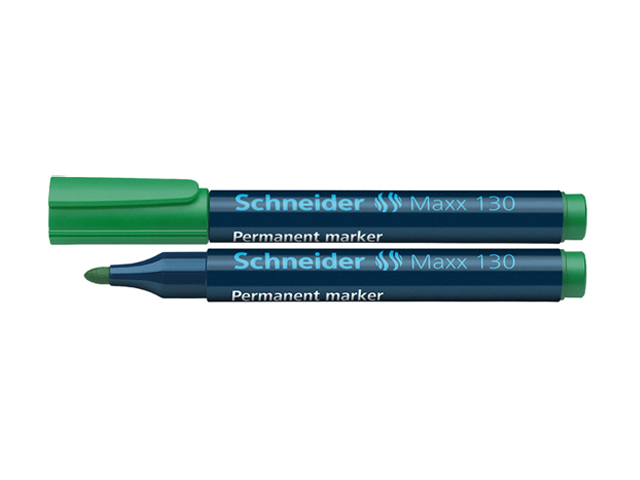 Schneider Maxx 130 Permanent Marker #113004 1-3mm Green 
