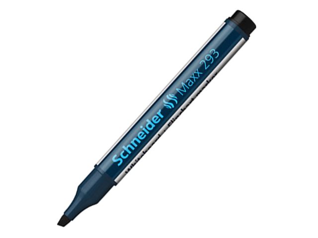 Schneider Maxx 293 Whiteboard and Flipchart Marker Chisel 2-5mm Black 