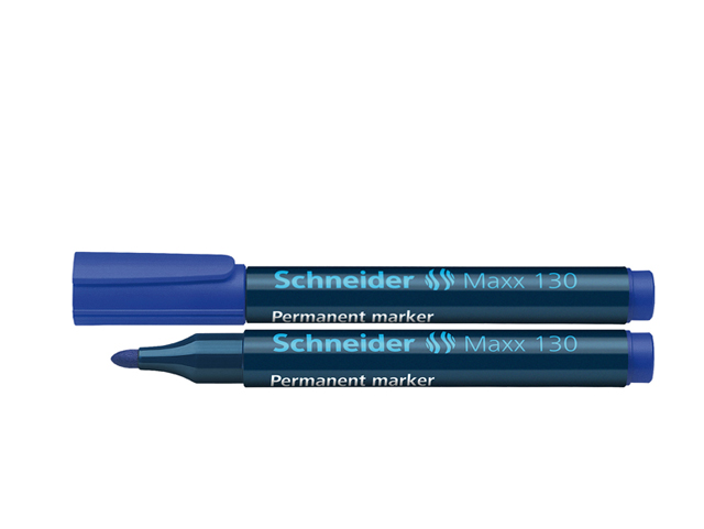 Schneider Maxx 130 Permanent Marker #113003 1-3mm Blue 
