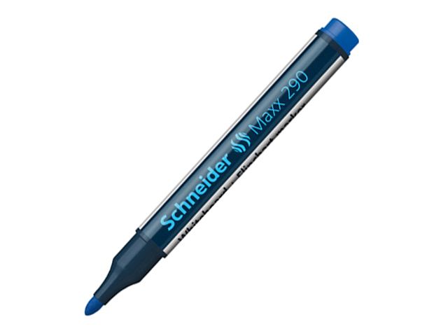 Schneider Maxx 290 Whiteboard and Flipchart Marker #129003 1-3mm Blue 