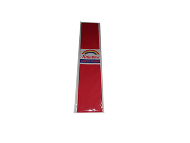 Rainbow Crepe Paper Red 500 x 2440