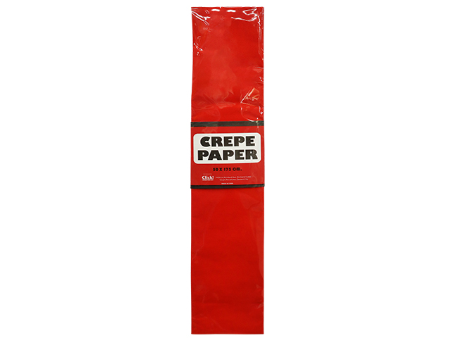 Click Crepe Paper Red