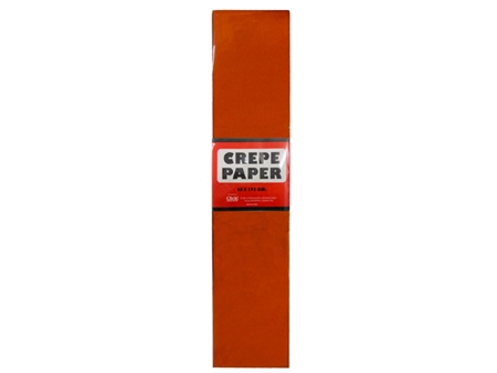 Rainbow Crepe Paper Orange 500 x 2440
