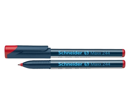 Schneider Maxx 244 CD-DVD-BR Marker 0.7mm Red