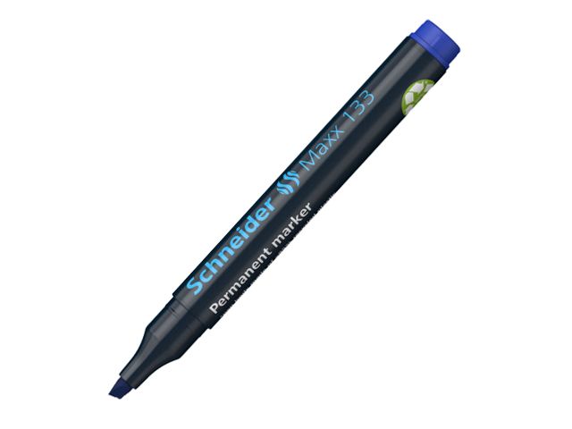 Schneider Maxx 133 Permanent Marker #113303 Chisel 1-4mm Blue