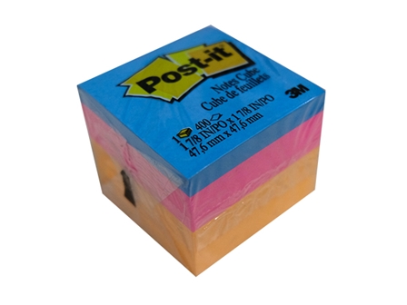 3M Post-it Notes Cube 2051OCW 2x2