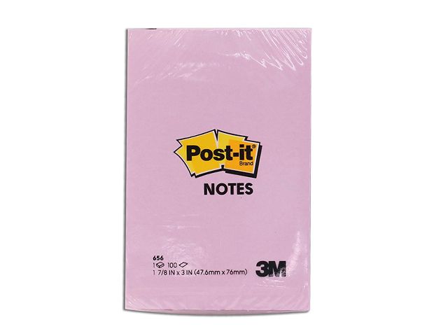 3M Post-it Note 656 100's Pink 2 x 3