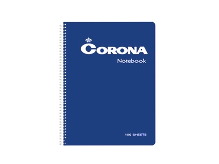 Corona Spiral Notebook C-7100 100LVS 178x254mm