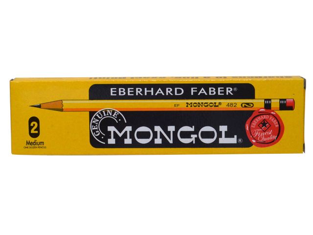 Mongol Pencil 2 Medium Yellow 12 Box