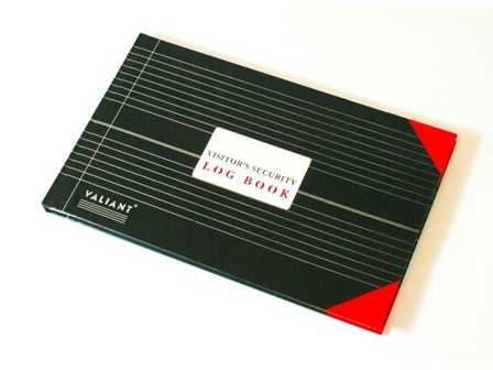 Valiant Visitor's Security Logbook 300 Pages