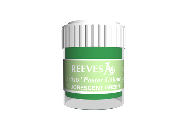 Reeves Poster Colour Fluorescent Green 22ml
