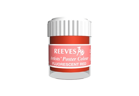 Reeves Poster Colour Fluorescent Red 22ml