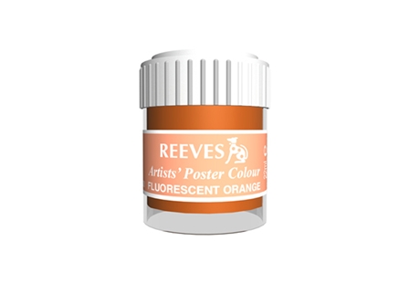 Reeves Poster Colour Fluorescent Orange 22ml