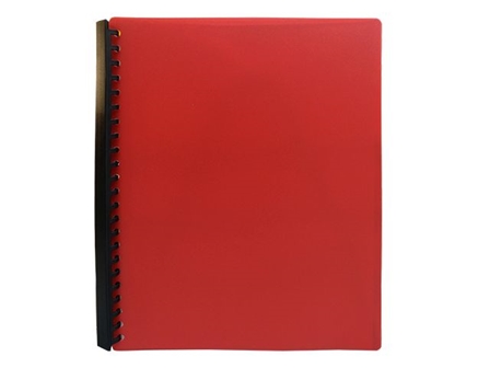 NonBrand Clearbook Refillable 23H Red A4 20Sheets