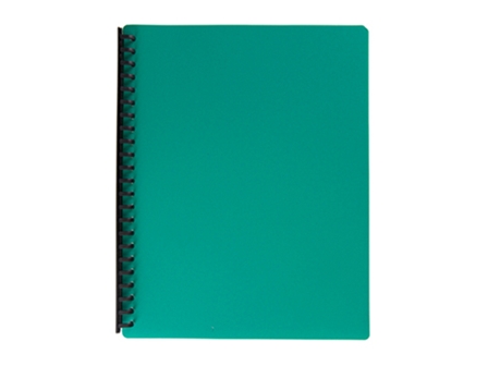 Jodric Clear Book Refillable Green RB2320 A4 20Sheets 