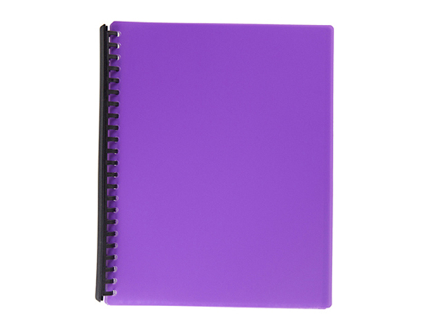 NonBrand Clearbook Refillable 23H NeonViolet A4 20Sheets 