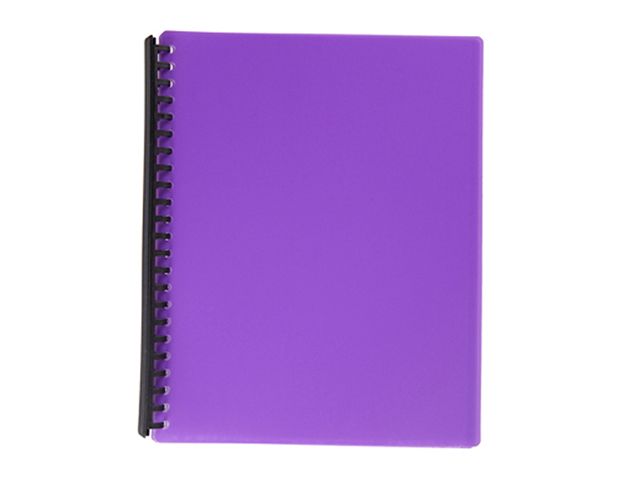 NonBrand Clearbook Refillable 23H NeonViolet A4 20Sheets 